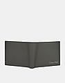 Calvin Klein Men Dark Olive Bi-Fold Textured Leather Wallet