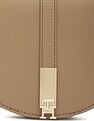 Tommy Hilfiger Solid Khaki Pu Sling Bag