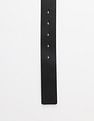 Calvin Klein Solid Black Leather Reversible Belts