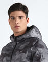 Flying Machine Camouflage Thermo Tech Hooded Jacket