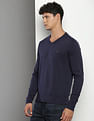 Tommy Hilfiger Solid V-Neck Sweater