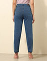 U.S. Polo Assn. Women High Rise Mom Fit Jeans