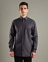 Tommy Hilfiger Solid Regular-Fit Cotton Woven Shirt