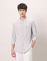 U.S. Polo Assn. Denim Co. Pure Cotton Poplin Mandarin Shirt
