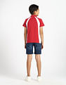 U.S. Polo Assn. Kids Boys Regular Fit Colourblocked Polo Shirt