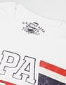 U.S. Polo Assn. Denim Co. Crew Neck Brand Print Cotton T-Shirt