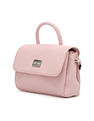 Tommy Hilfiger Solid Pink Pu Sling Bag