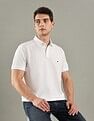 Tommy Hilfiger Solid Regular-Fit Cotton Polo T-Shirt