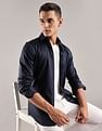 Tommy Hilfiger Solid Slim-Fit Cotton Shirt