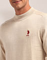 U.S. Polo Assn. Textured Regular Fit Sweater