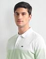 Arrow Sports Colour Block Cotton Polo Shirt