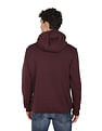 Flying Machine Drawstring Hood Solid Puffer Jacket