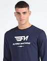 Flying Machine Brand Print Cotton Sweatshirt