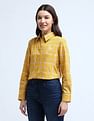 U.S. Polo Assn. Women Tartan Checked Twill Shirt