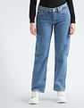 Calvin Klein Jeans Low Rise Rinsed Straight Jeans