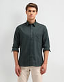 Arrow Sport Tailored Fit Solid Shirt
