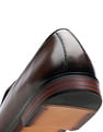 Arrow Pointed Toe Solid Ellipse Slip On Shoes