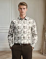 Arrow Pure Cotton Abstract Printed Shirt