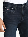 Tommy Hilfiger Light-Wash Relaxed-Fit Mid-Rise Jeans