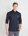 U.S. Polo Assn. Denim Co. Solid Slim Fit Shirt