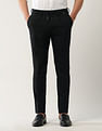Arrow Newyork Mid Rise Textured Trousers