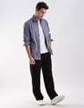 Calvin Klein Jeans Solid Slim Fit Satin Woven Shirt