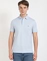 Tommy Hilfiger Solid Regular-Fit Cotton Polo Shirt