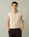 Arrow Newyork Solid Satin Shirt