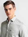 Arrow Sports Solid Dobby Shirt