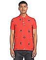 U.S. Polo Assn. Denim Co. Pique Printed Polo Shirt