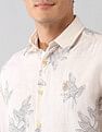 U.S. Polo Assn. Denim Co. Tropical Printed Poplin Regular Fit Shirt