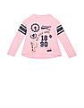 U.S. Polo Assn. Kids Girls Long Sleeve Graphic Print T-Shirt