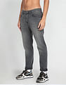 Flying Machine Slash Slim Tapered Fit Rinsed Jeans