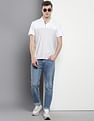 Calvin Klein Engineered Horizontal Stripe Liquid Polo Shirt