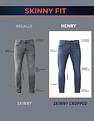 U.S. Polo Assn. Denim Co. Henry Tapered Cropped Grey Jeans
