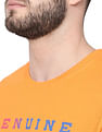 AD by Arvind Crew Neck Graphic Print T-Shirt
