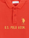 U.S. Polo Assn. Kids Boys Brand Print Polo Shirt