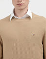 Tommy Hilfiger Oval Structure Crew Neck Sweater