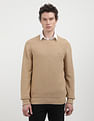 Tommy Hilfiger Oval Structure Crew Neck Sweater