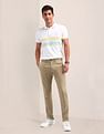 U.S. Polo Assn. Austin Slim Fit Solid Trousers