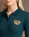 U.S. Polo Assn. Women Crest Logo Regular Polo Shirt