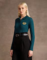 U.S. Polo Assn. Women Crest Logo Regular Polo Shirt