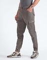 Flying Machine Mid Rise Solid Cargo Utility Trousers