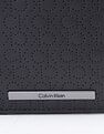 Calvin Klein Logo Black Leather Bi-Fold Wallet
