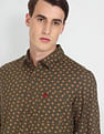 U.S. Polo Assn. Denim Co. Pure Cotton Floral Print Casual Shirt