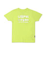 U.S. Polo Assn. Kids Boys Foil Print Crew Neck T-Shirt