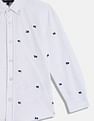 Tommy Hilfiger Kids Boys Printed Regular-Fit Cotton Shirt