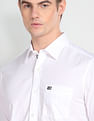 Arrow Sports Solid Twill Shirt