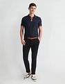 Arrow Sports Tipped Collar Solid Polo Shirt