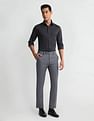 Arrow Manhattan Slim Fit Herringbone Shirt